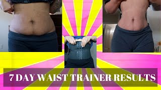 I Wore A Waist Trainer For A Week Straight  Real Results Included [upl. by Wilow]