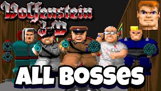 Wolfenstein 3D  All Bosses  Ending [upl. by Theodore]