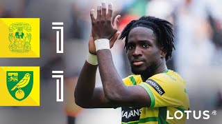 HIGHLIGHTS  Coventry City 11 Norwich City [upl. by Nosyarg336]