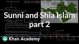 Sunni and Shia Islam part 2  World History  Khan Academy [upl. by Laurance59]