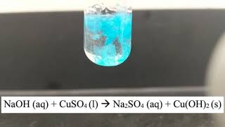 Copper Sulfate and Sodium Hydroxide [upl. by Eugene]