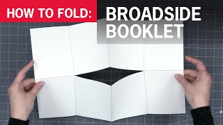 How to Fold the Broadside Booklet Fold [upl. by Bock]