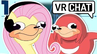 Fluttershee plays VR CHAT 🍉  WHAT WAY [upl. by Nnire]