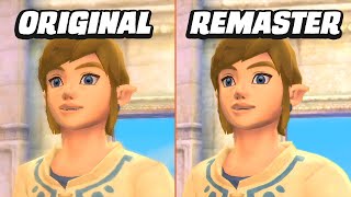 Zelda Skyward Sword HD  Switch vs Wii Graphics Comparison [upl. by Jansen492]