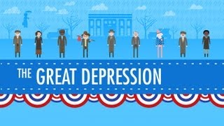 The Great Depression Crash Course US History 33 [upl. by Scever]