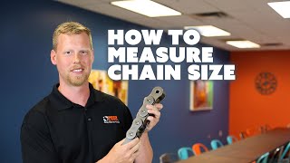 How to Measure Roller Chain Size [upl. by Assen287]