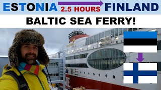 Ferry trip from TALLINN Estonia to HELSINKI Finland [upl. by Ynagoham832]