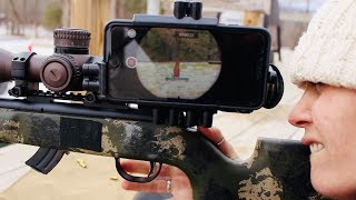 SIDESHOT cell phone mount for rifle opticscope [upl. by Gabbey]