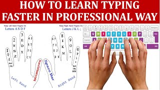 LEARN TYPING QUICK amp EASY IN PROFESSIONAL WAY  FASTER TYPING PRACTICE [upl. by Aimal]