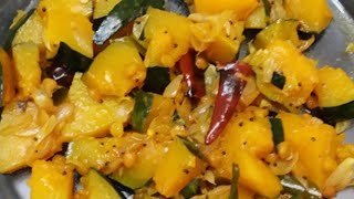 பூசணிக்காய் பொரியல்  Poosanikai Recipe in Tamil  Poosanikai Poriyal  Pumpkin Poriyal in Tamil [upl. by Congdon]