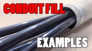 CONDUIT FILL EXAMPLES for the Modern Electrician  How Many Conductors Can I Put In [upl. by Annaeed753]