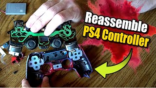 How to Reassemble PS4 CONTROLLER with EASE Best Method [upl. by Kyd]