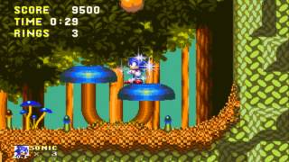 Sonic 3 And Knuckles  Mushroom Hill Zone Giant Ring Locations [upl. by Gervase]