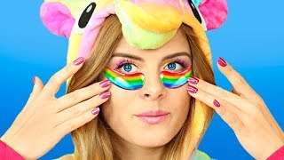 8 INCREÍBLES IDEAS DE MAQUILLAJE DE UNICORNIO [upl. by Oregolac728]