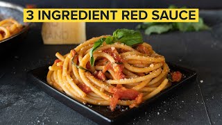 How to make the SIMPLEST ITALIAN PASTA SAUCE at home [upl. by Firahs]