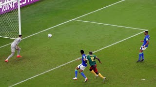 Commentators React Aboubakar vs Brazil [upl. by Nerwal]