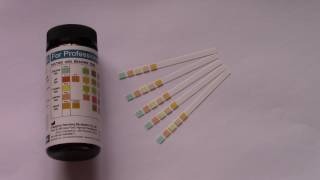 How to read Urine Testing strips results What can you test for with a urine dip test strip [upl. by Dannel]