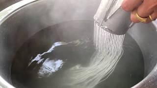 Thai Rice Flour Noodles Recipe [upl. by Nyrehtak187]