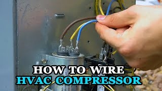 How to Wire Air Conditioner Compressor [upl. by Juliana]