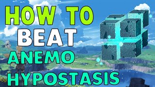 How to EASILY beat Anemo Hypostasis in Genshin Impact  Free to Play Friendly [upl. by Nojid]