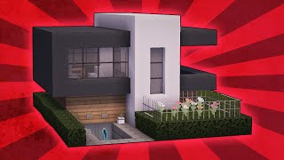 Minecraft How To Build A Small Modern House Tutorial 21 [upl. by Nagn]