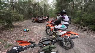 Watagans NSW July Enduro POV [upl. by Norris]