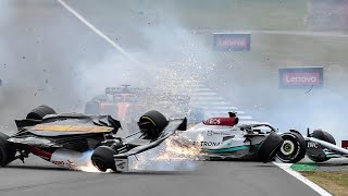 TOP 50 WORST MOTORSPORT CRASHES IN 2022 [upl. by Kcirdneh]