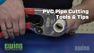 PVC Pipe Cutting Tools amp Tips [upl. by Almita]