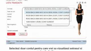 Online Banking UniCredit Tiriac Bank  Extras de cont [upl. by Mohun]