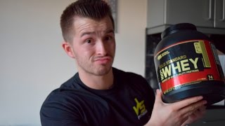 Optimum Nutrition Gold Standard Whey Review Cookies and Cream Flavor  JS Fitness [upl. by Lenod205]