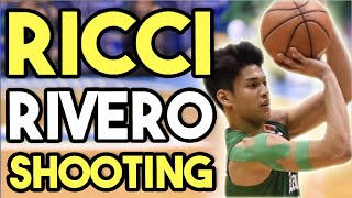 Ricci Rivero Shooting Form Breakdown [upl. by Ettedranreb]