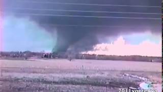 Hesston Kansas F5 Tornado 3131990 [upl. by Eisnyl]