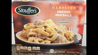 Stouffer’s Classics Swedish Meatballs Review [upl. by Norret17]