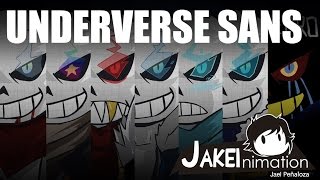 UNDERVERSE Undertale Sans AUs PILOT by Jakei [upl. by Anyak]