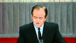 Humphreys 1968 DNC Acceptance Speech [upl. by Tammi]