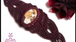 How to Wrap a Stone  Macrame Tutorial DIY [upl. by Campbell]