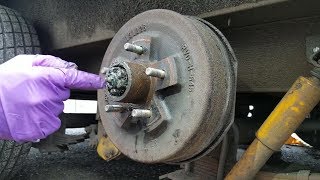 How To Replace RV Trailer Brakes Hubs Rotors amp Repack Bearing Grease [upl. by Eremahs]