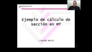 Ejemplo de cálculo de sección en MT [upl. by Abdel]