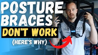 Does A Posture Corrector Brace Work  2 Reasons Why YOU NEED TO STOP using them and DO THIS INSTEAD [upl. by Retsevlis]