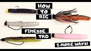 How to Rig the ZMan Finesse TRD 5 MORE Better Ways Bass Fishing  HOW TO RIG IT  The Ned Rig [upl. by Yager585]