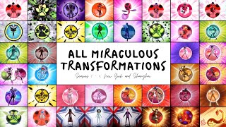 Every Miraculous transformation Season 14 [upl. by Dode143]