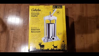 Cabelas HD Sausage Stuffer [upl. by Hannej]