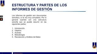 Elaboración de Informes de Gestión [upl. by Aramoj716]