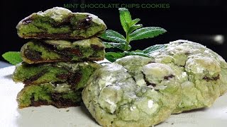 Mint Chocolate Chips Cookies – Bruno Albouze [upl. by Soilisav27]