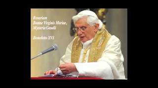 Rosario Intero in Latino di Papa Benedetto XVI [upl. by Tapes]