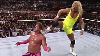 Brutus quotThe Barberquot Beefcake vs Mr Perfect WrestleMania VI [upl. by Nahtanoj]