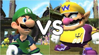 Super Mario Strikers  Luigi vs Wario  GameCube Gameplay 720p60fps [upl. by Shewchuk]