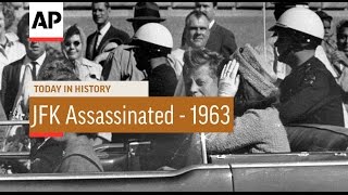 JFK Assassinated  1963  Today in History  22 Nov 16 [upl. by Erle524]