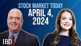 Stock Market Today April 4 2024 [upl. by Chickie]