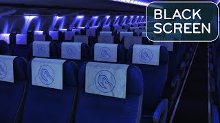 Airplane Cabin White Noise for Sleeping Black Screen [upl. by Shirberg]